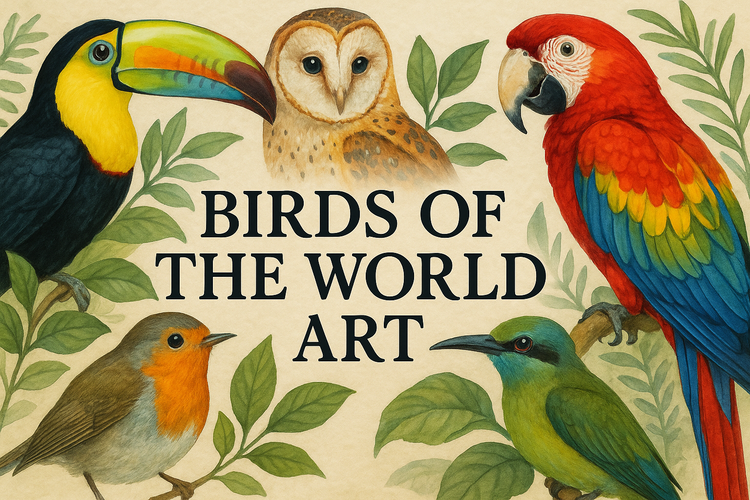 Birds of the World Art